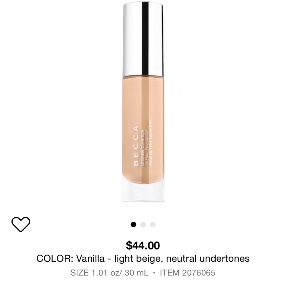 Becca Ultimate Coverage 24 Hour Foundation
